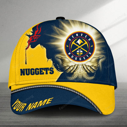 LIMITED EDITION - NEW CUSTOMIZED NBA08 DN DENVER NUGGETS CLASSIC CAP
