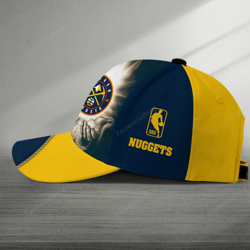 LIMITED EDITION - NEW CUSTOMIZED NBA08 DN DENVER NUGGETS CLASSIC CAP