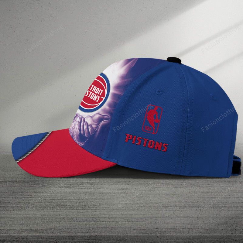 LIMITED EDITION - NEW CUSTOMIZED NBA14 DP DETROIT PISTONS CLASSIC CAP