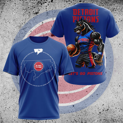 LIMITED EDITION - NEW CUSTOMIZED NBA14 DP DETROIT PISTONS UNISEX T-SHIRT, POLO, HOODIE & JACKETS