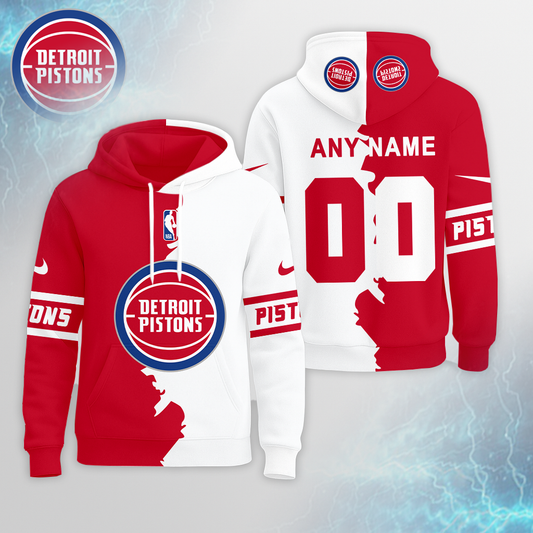 LIMITED EDITION - NEW CUSTOMIZED NBA14 DP DETROIT PISTONS UNISEX T-SHIRT, POLO, HOODIE & JACKETS