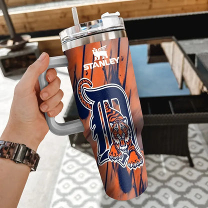 LIMITED EDITION - NEW CUSTOMIZED MLB16 DTS DETROIT TIGERS 40oz TUMBLER