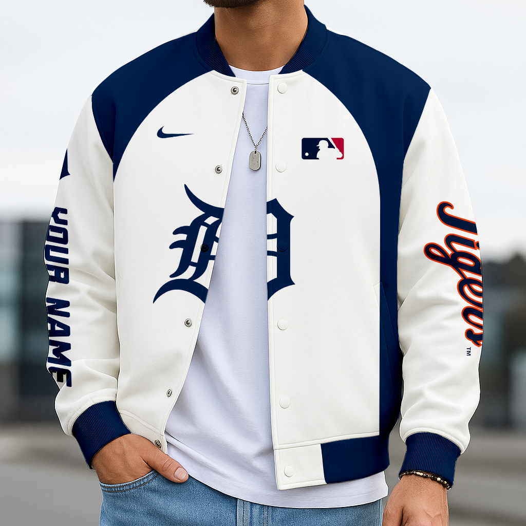 LIMITED EDITION - NEW CUSTOMIZED MLB16 DTS DETROIT TIGERS BASEBALL JACKET