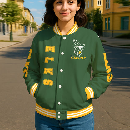 CFL New Personalized Baseball Jacket