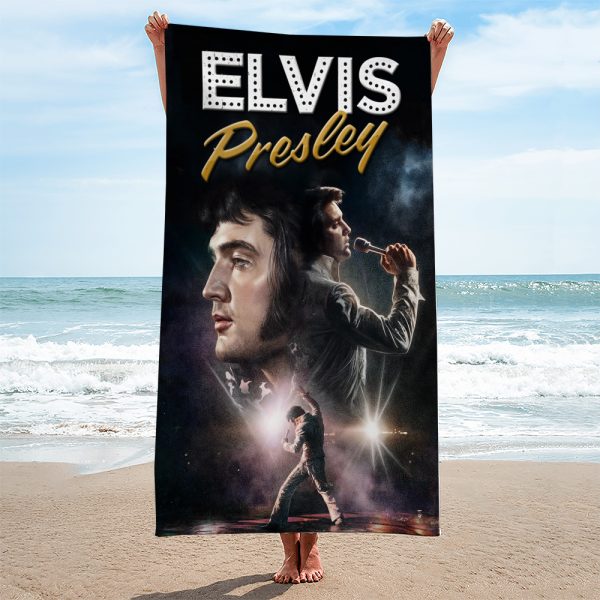 New Premium Elvis Presley Beach & Bath Towel (Kids & Adults Size) - EVPLCAO125