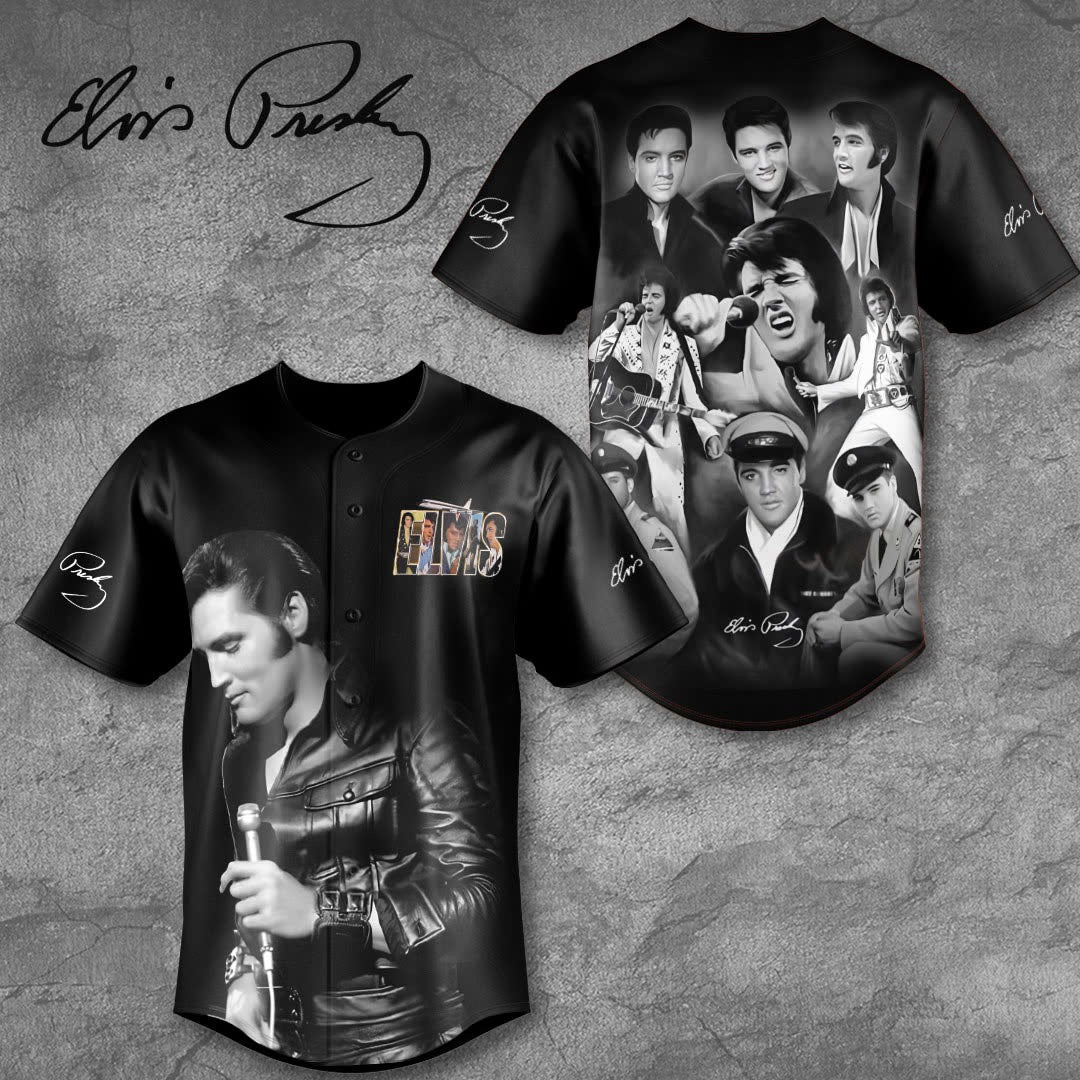 New Premium Elvis Presley Baseball Jersey - EVPLCAO110