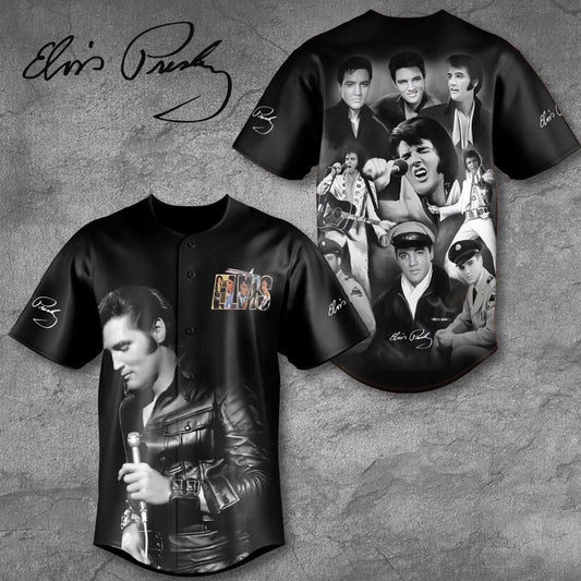 New Premium Elvis Presley Baseball Jersey - EVPLCAO110