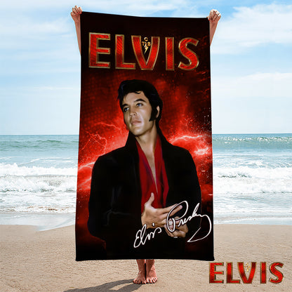 New Premium Elvis Presley Beach & Bath Towel (Kids & Adults Size) - EVPLCAO126