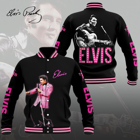 New Premium Elvis Presley Baseball Jacket - EVPLCAO135