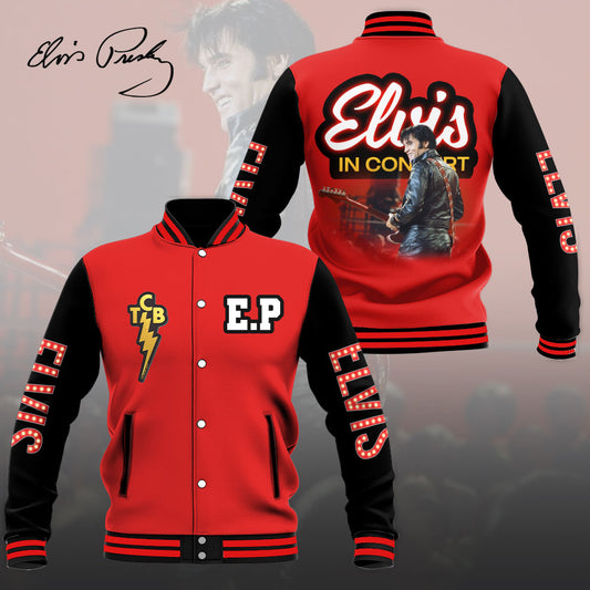 New Premium Elvis Presley Baseball Jacket - EVPLCAO134