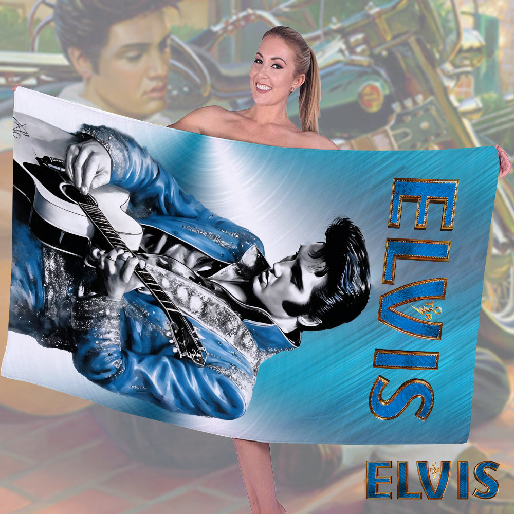 New Premium Elvis Presley Beach & Bath Towel (Kids & Adults Size) - EVPLCAO121