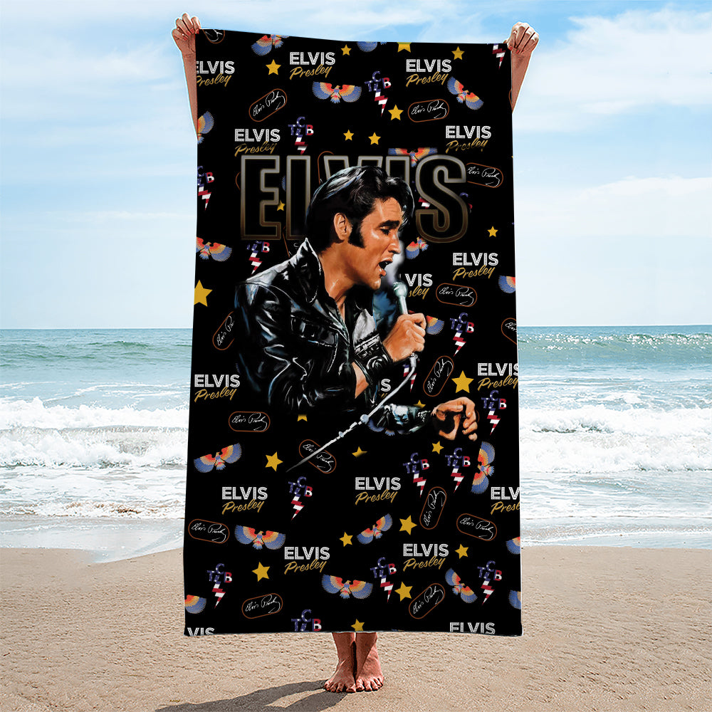New Premium Elvis Presley Beach & Bath Towel (Kids & Adults Size) - EVPLCAO123