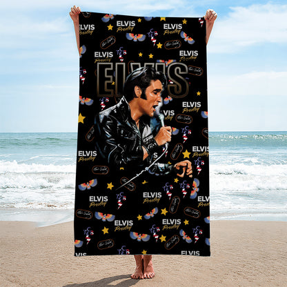 New Premium Elvis Presley Beach & Bath Towel (Kids & Adults Size) - EVPLCAO123