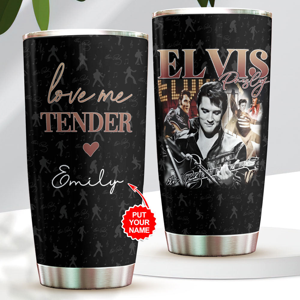 New Premium Elvis Presley Tumbler - EVPLCAO08