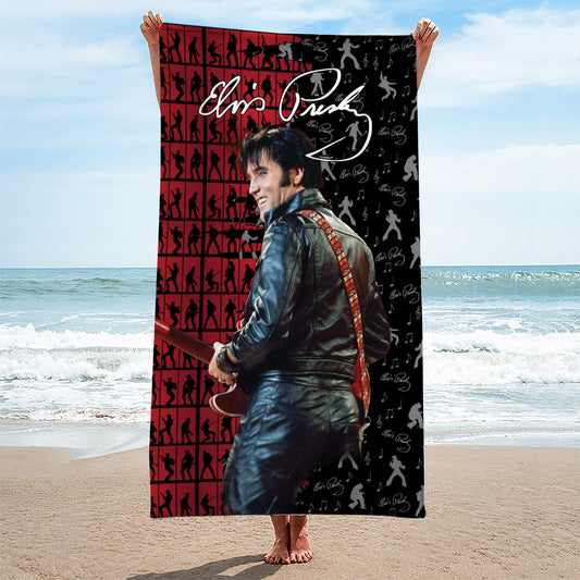 New Premium Elvis Presley Beach & Bath Towel (Kids & Adults Size) - EVPLCAO130