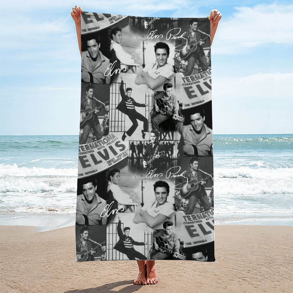 New Premium Elvis Presley Beach & Bath Towel (Kids & Adults Size) - EVPLCAO129