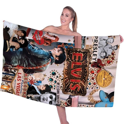 New Premium Elvis Presley Beach & Bath Towel (Kids & Adults Size) - EVPLCAO122