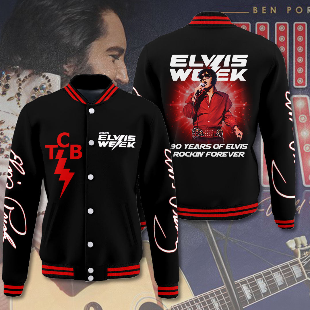 New Premium Elvis Presley Baseball Jacket - EVPLCAO132