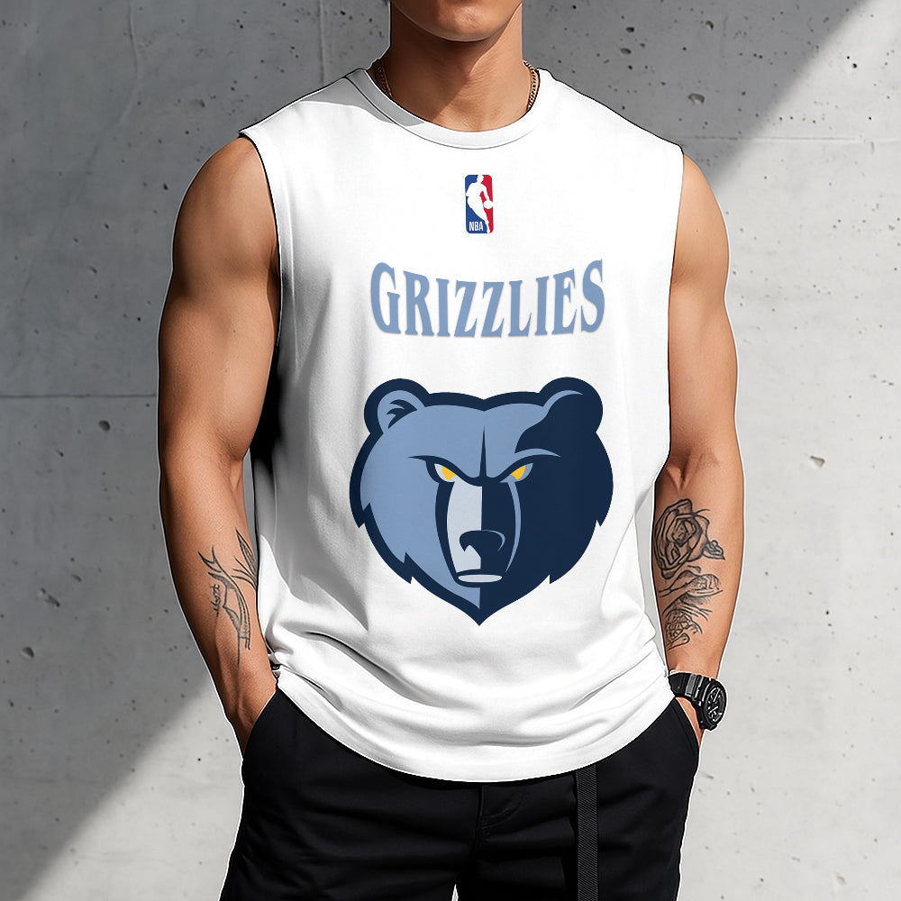LIMITED EDITION - NEW CUSTOMIZED NBA13 MG MEMPHIS GRIZZLIES TANKTOP & GYM SHIRT