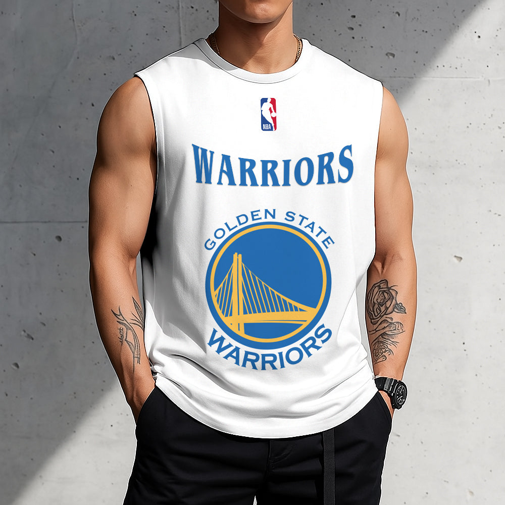 LIMITED EDITION - NEW CUSTOMIZED NBA12 GS GOLDEN STATE WARRIORS TANKTOP & GYM SHIRT