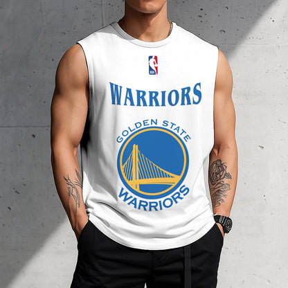 LIMITED EDITION - NEW CUSTOMIZED NBA12 GS GOLDEN STATE WARRIORS TANKTOP & GYM SHIRT