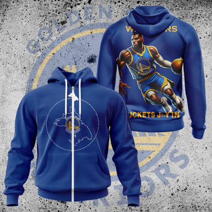 LIMITED EDITION - NEW CUSTOMIZED NBA12 GS GOLDEN STATE WARRIORS UNISEX T-SHIRT, POLO, HOODIE & JACKETS