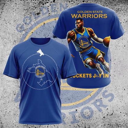 LIMITED EDITION - NEW CUSTOMIZED NBA12 GS GOLDEN STATE WARRIORS UNISEX T-SHIRT, POLO, HOODIE & JACKETS