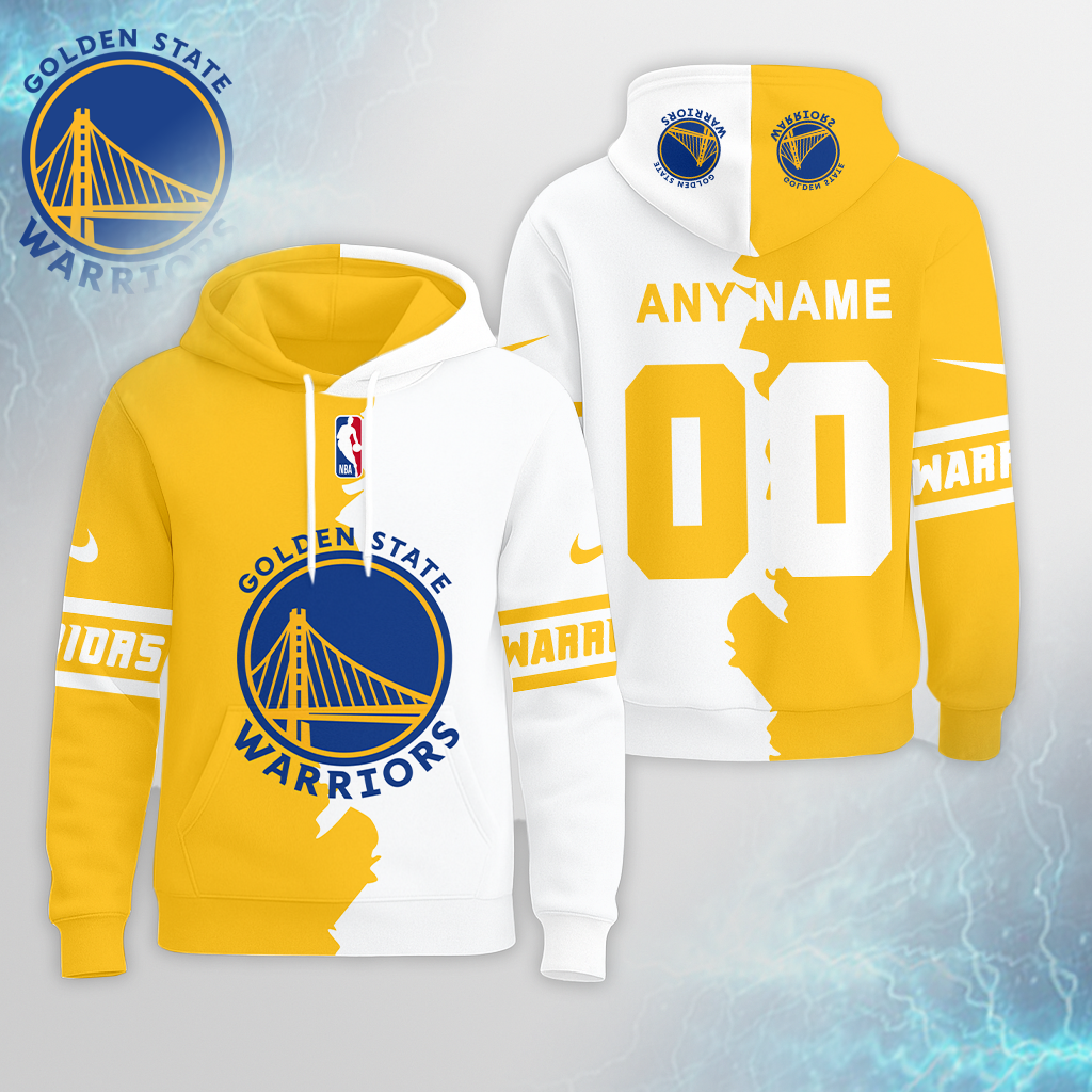 LIMITED EDITION - NEW CUSTOMIZED NBA12 GS GOLDEN STATE WARRIORS UNISEX T-SHIRT, POLO, HOODIE & JACKETS