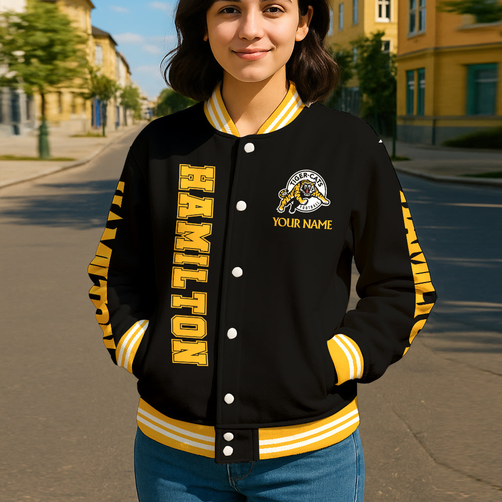 CFL New Personalized Baseball Jacket