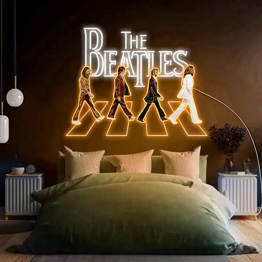 NEW PREMIUM THE BEATLES ACRYLIC WALL LED SIGN