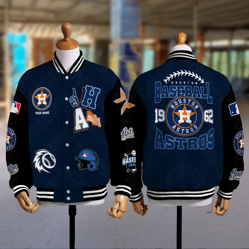 LIMITED EDITION - NEW CUSTOMIZED MLB10 HAS HOUSTON ASTROS UNISEX T-SHIRT, POLO, HOODIE & JACKETS