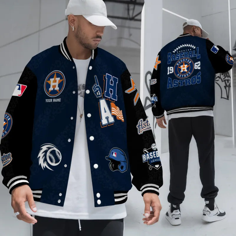 LIMITED EDITION - NEW CUSTOMIZED MLB10 HAS HOUSTON ASTROS UNISEX T-SHIRT, POLO, HOODIE & JACKETS