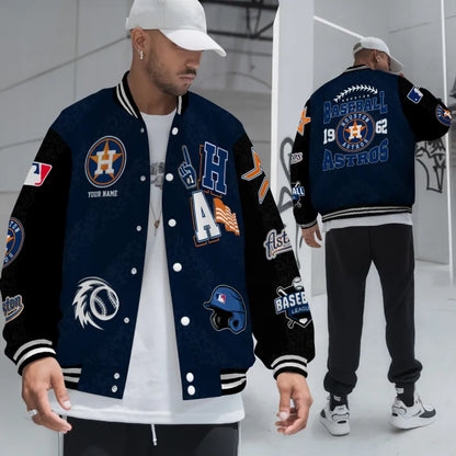 LIMITED EDITION - NEW CUSTOMIZED MLB10 HAS HOUSTON ASTROS UNISEX T-SHIRT, POLO, HOODIE & JACKETS