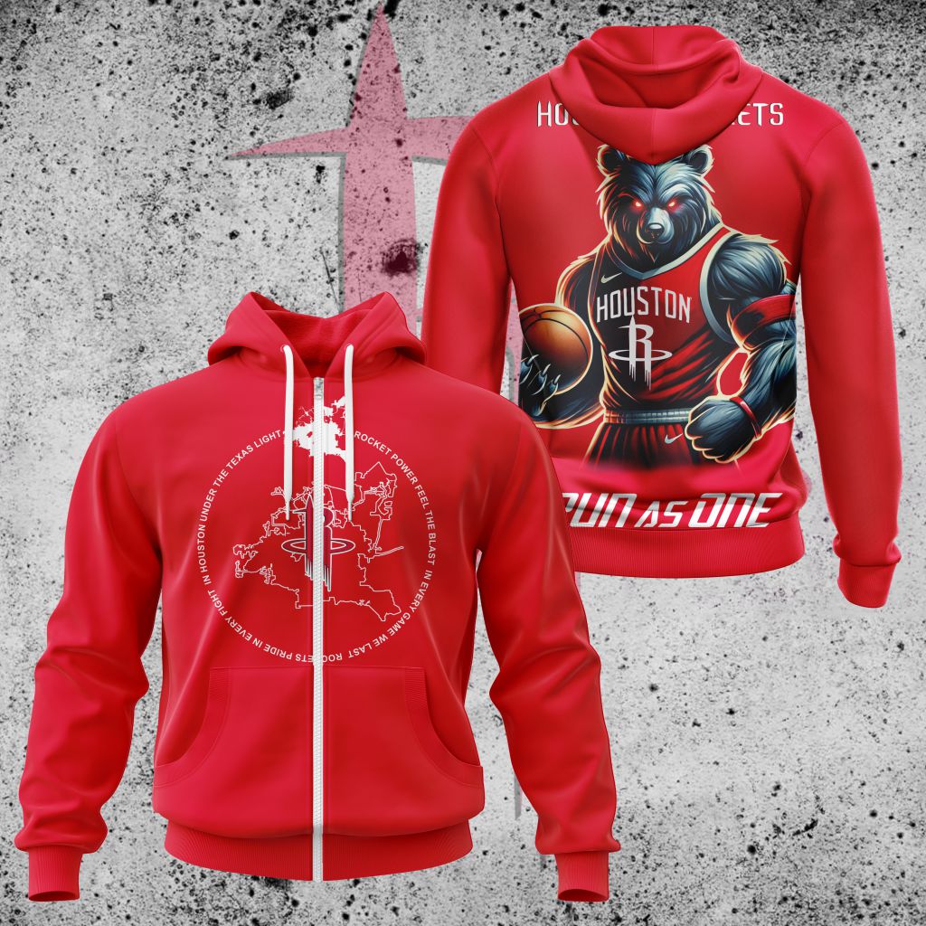 LIMITED EDITION - NEW CUSTOMIZED NBA07 HR HOUSTON ROCKETS UNISEX T-SHIRT, POLO, HOODIE & JACKETS