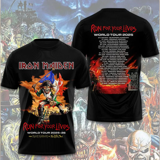 NEW PREMIUM IRON MAIDEN 3D APPAREL