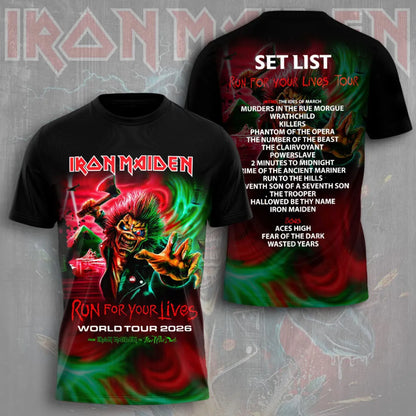 NEW PREMIUM IRON MAIDEN 3D APPAREL