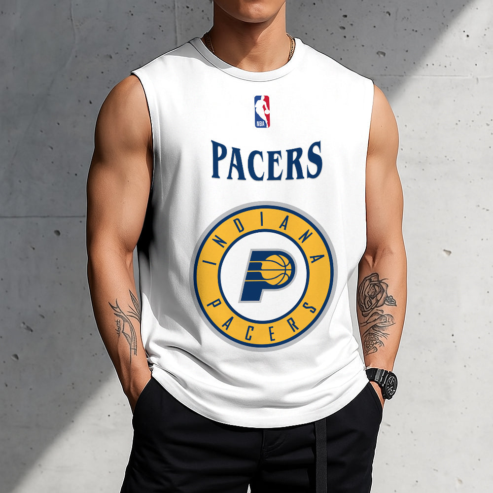 LIMITED EDITION - NEW CUSTOMIZED NBA06 IP INDIANA PACERS TANKTOP & GYM SHIRT