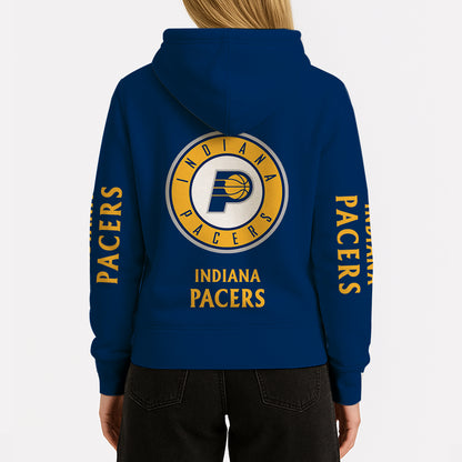 LIMITED EDITION - NEW CUSTOMIZED NBA06 IP INDIANA PACERS UNISEX HOODIE (KIDS & ADULTS)