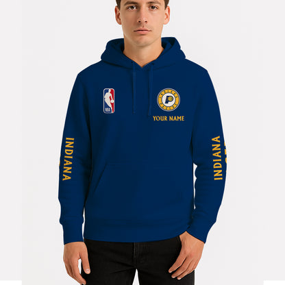 LIMITED EDITION - NEW CUSTOMIZED NBA06 IP INDIANA PACERS UNISEX HOODIE (KIDS & ADULTS)