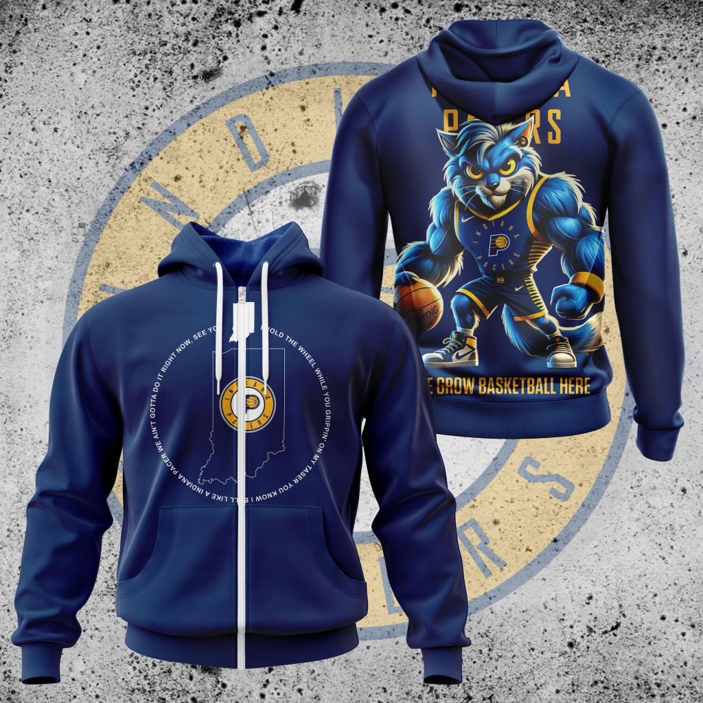 LIMITED EDITION - NEW CUSTOMIZED NBA06 IP INDIANA PACERS UNISEX T-SHIRT, POLO, HOODIE & JACKETS