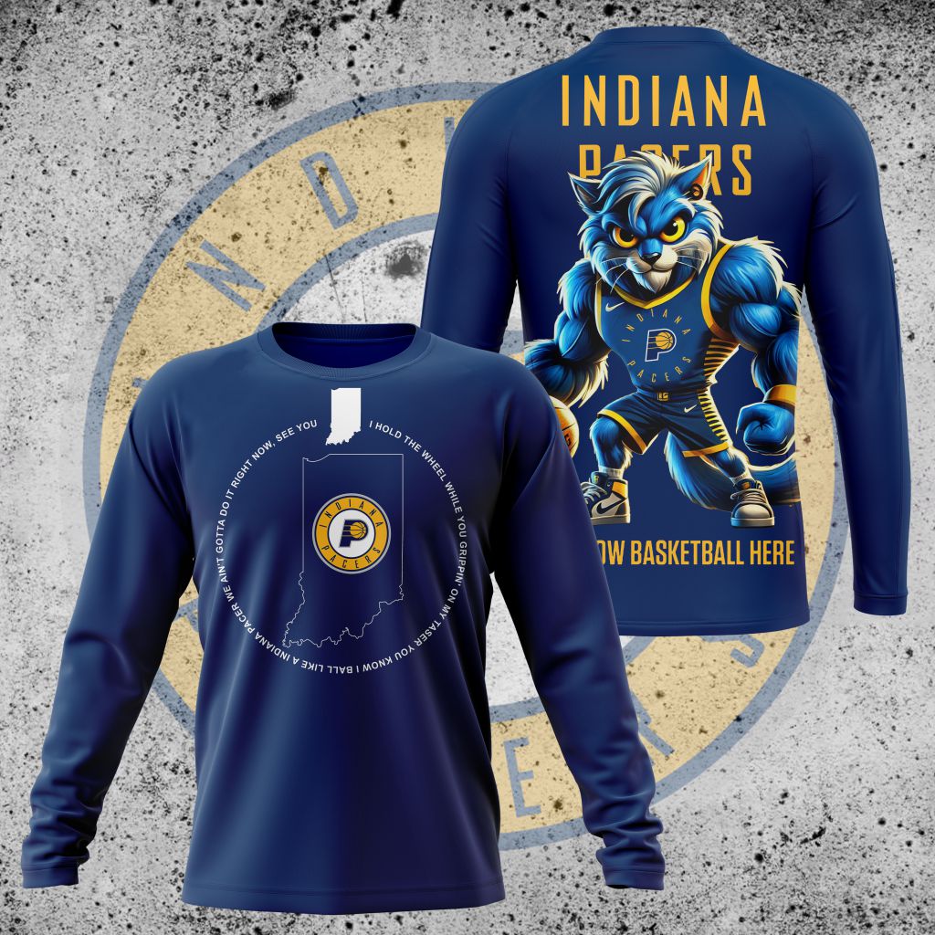 LIMITED EDITION - NEW CUSTOMIZED NBA06 IP INDIANA PACERS UNISEX T-SHIRT, POLO, HOODIE & JACKETS