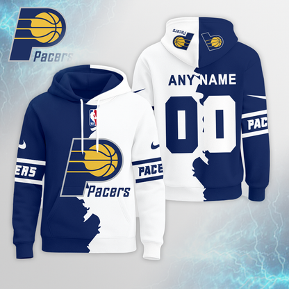 LIMITED EDITION - NEW CUSTOMIZED NBA06 IP INDIANA PACERS UNISEX T-SHIRT, POLO, HOODIE & JACKETS