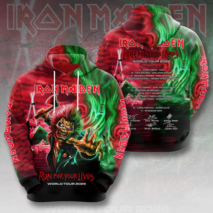 NEW PREMIUM IRON MAIDEN 3D APPAREL