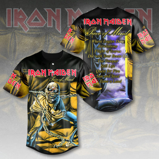 Iron Maiden Baseball Jersey