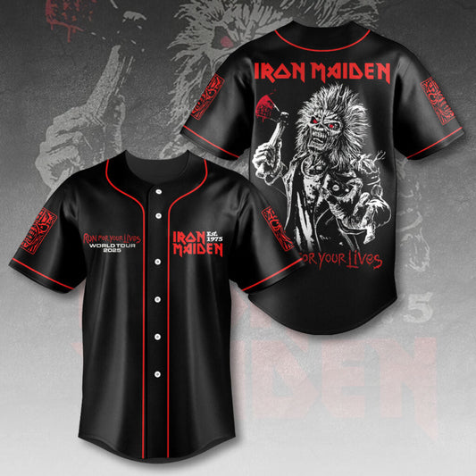 Iron Maiden Baseball Jersey