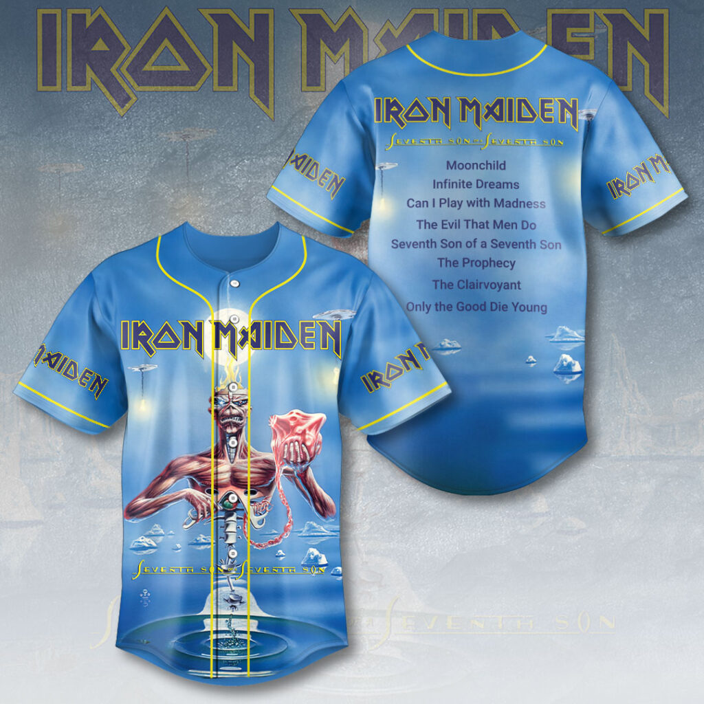 Iron Maiden Baseball Jersey