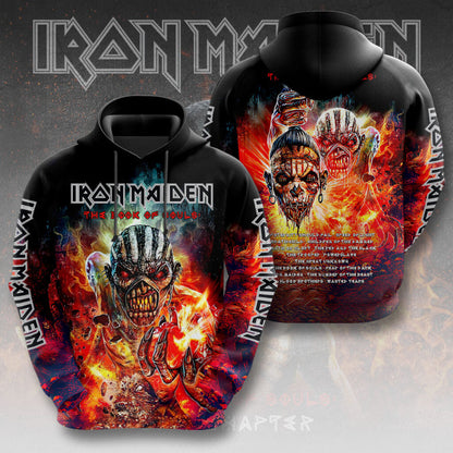 NEW PREMIUM IRON MAIDEN 3D APPAREL