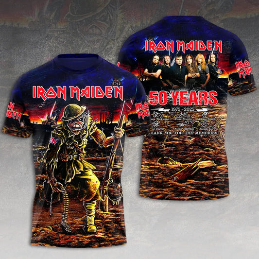 NEW PREMIUM IRON MAIDEN 3D APPAREL