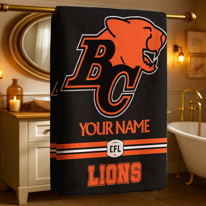 New CFL Personalized Beach & Bath Towel