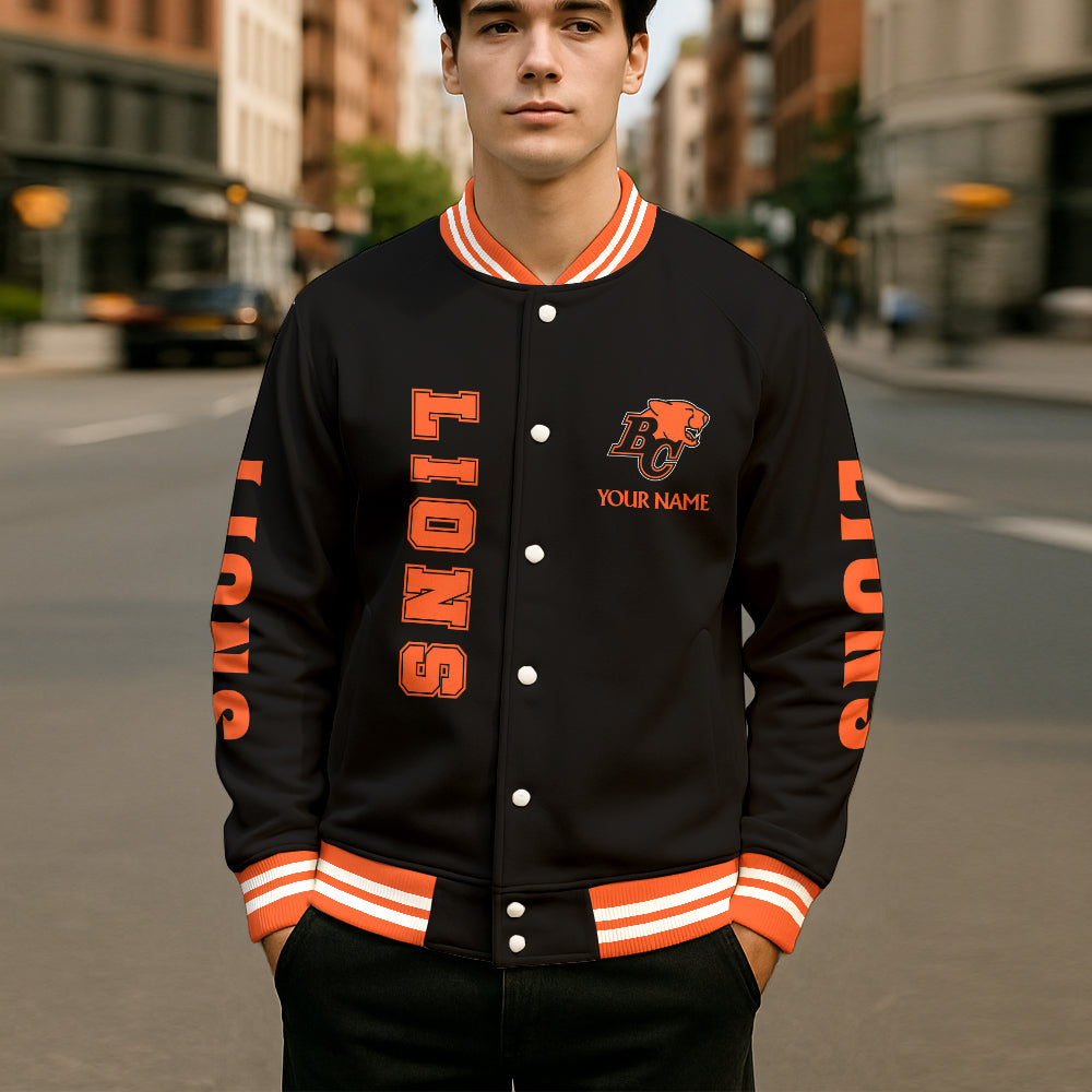 CFL New Personalized Baseball Jacket
